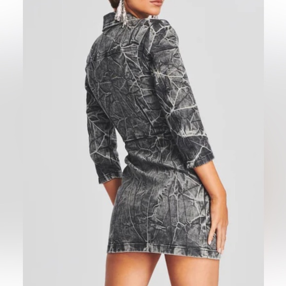 Retrofête WILLA DRESS Size Medium Rain Color - Picture 2 of 10